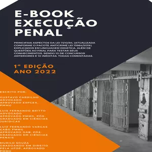 Imagem de capa para o Ebook E-BOOK, LEI DE EXECUÇÃO PENAL E QUESTÕES COMENTADAS