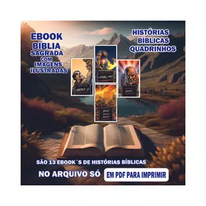 Imagem de capa para o Ebook  EBOOK HISTÓRIA BÍBLICA EM QUADRINHOS