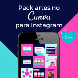 Imagem de capa para o Ebook PACK / INFLUENCER COM +250 TEMPLATES ARTES EDITÁVEIS CANVA PARA REDES SOCIAIS