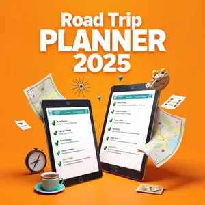 Cover image for Ebook Road Trip Planner 2025 – Digital + Printable | Instant Download