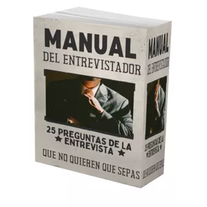 Imagen de portada para Ebook Manual del Entrevistador (25 preguntas de la entrevista, que no quieren que sepas)