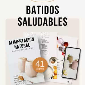 Imagen de portada para Ebook Alimentación natural batidos saludables