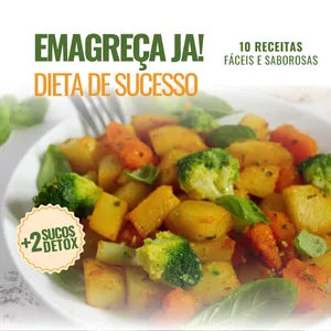 Imagem de capa para o Ebook Emagreça com 10 receitas