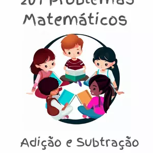 Imagem de capa para o Ebook 201 Problemas Matemáticos - Adição e Subtração