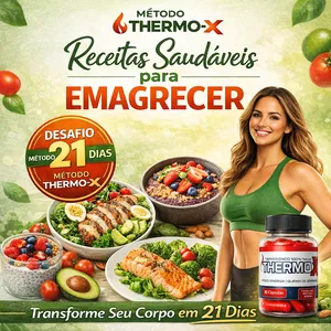 Imagem de capa para o Ebook Desafio Método ThermoX - Transforme seu corpo e sua relação com a comida em apenas 21 dias.