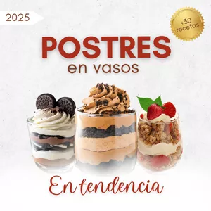 Imagen de portada para Curso online Ebook Postres en vasos TENDENCIA