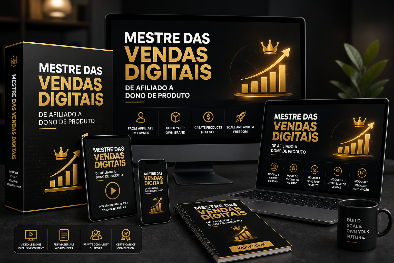 Imagem do curso CURSO MESTRE DAS VENDAS DIGITAIS: DE AFILIADO A DONO DE PRODUTO
