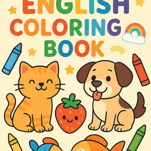 Cover image for Ebook Colorea y Aprende Inglés