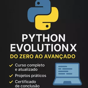 Imagem do curso Python EvolutionX – Do Zero ao Avançado 
