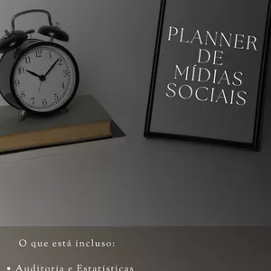 Imagem de capa para o Ebook Planner de Mídias Sociais 