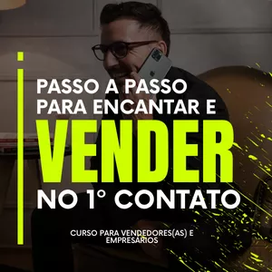 Imagem de capa para o Curso online Passo a Passo para Encantar e Vender no 1º Contato