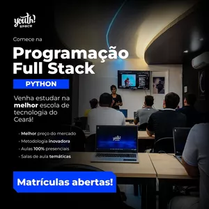 Imagem de capa para o Curso online Curso Programação Full Stack Python