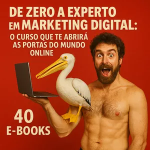 Imagem de capa para o Ebook Aprenda a vender online – Curso de Marketing Digital com 40 eBooks