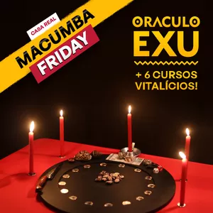 Imagem de capa para o Curso online Macumba Friday - Oráculo de Exu + 6 Cursos Completos com Acesso Vitalício