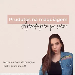 Imagem de capa para o Curso online Produtos na maquiagem, aprenda para que serve!