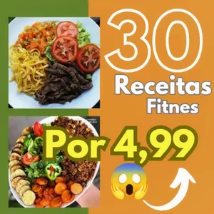 Imagem de capa para o Ebook 30 Receitas fitnes