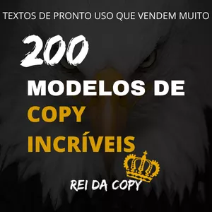 Imagem principal do produto 200 MODELOS DE COPY INCRÍVEIS 