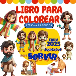 Imagen de portada para Ebook Libro para colorear EBDV equipados para servir  6 paginas