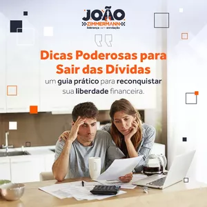 Imagem de capa para o Ebook Dicas Poderosas para Sair das Dívidas!