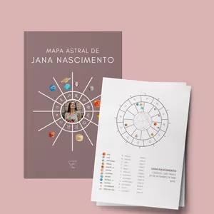 Imagem de capa para o Ebook Mapa Astral Ilustrado - Versão Completa