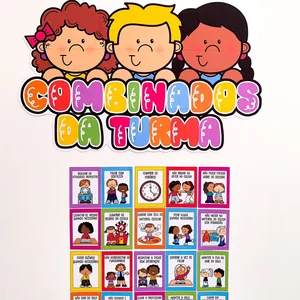 Imagem de capa para o Ebook Fichas de Combinados da Turma