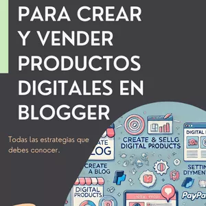 Imagen de portada para Curso online Guía Definitiva para Crear y Vender Productos Digitales en Blogger