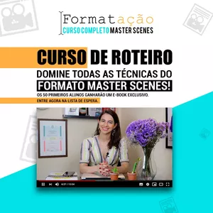 Imagem de capa para o Curso online Formatação: Curso Completo Master Scenes