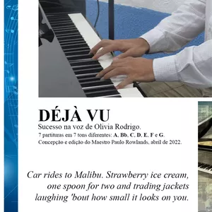 Imagem de capa para o Ebook PARTITURA de DÉJÀ VU