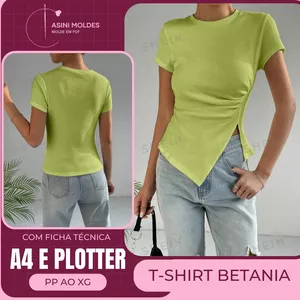 Imagem de capa para o Curso online T-SHIRT BETANIA - Molde em PDF