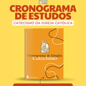 Imagem de capa para o Ebook Cronograma de Estudos + Mapas Mentais: Catecismo da Igreja Católica