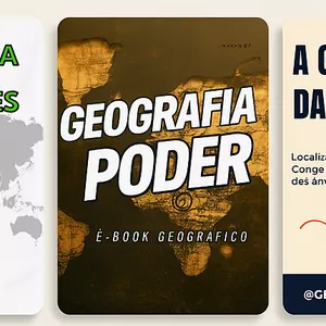 Imagem de capa para o Ebook 3 EM 1 -  Geopolítica, Poder e Indústrias.
