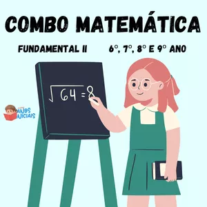 Imagem de capa para o Ebook Combo Matemática (Fundamental II) 6º, 7º, 8º e 9º Ano
