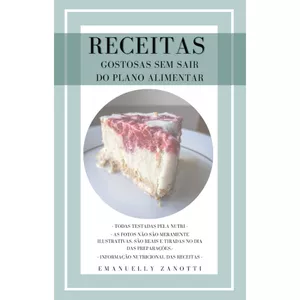 Imagem de capa para o Ebook Receitas Gostosas Sem Sair do Plano Alimentar