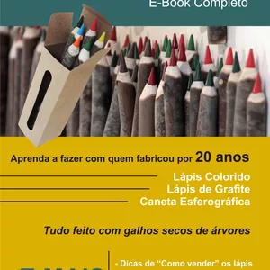 Curso de Lápis Ecológico de gravetos secos de árvores
