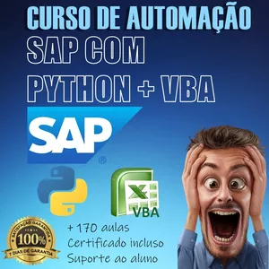 Imagem do curso Curso de Automatização do SAP com Python e VBA