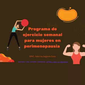 Imagen de portada para Curso online Programa semanal de ejercicio para la perimenopausia