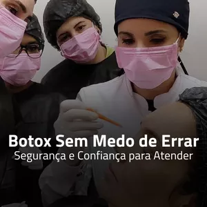 Imagem de capa para o Curso online Botox Sem Medo de Errar: Segurança e Confiança para Atender