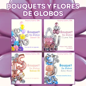 Imagen de portada para Curso online Curso Bouquets de Globos y Flores Decorativas.