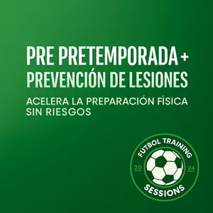 Imagen de portada para Ebook PRE PRETEMPORADA + PREVENCIÓN DE LESIONES- ACELERA LA PREPARACIÓN FÍSICA SIN RIESGOS