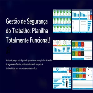 Imagem de capa para o Curso online PLANILHA DE GESTÃO EM SEGURANÇA DO TRABALHO 