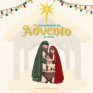 Imagem de capa para o Ebook Calendário do Advento - 15 DIAS
