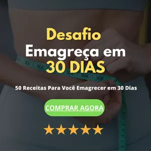 Imagem de capa para o Ebook 50 Receitas Para Emagrecer - Desafio Emagreça em 30 Dias