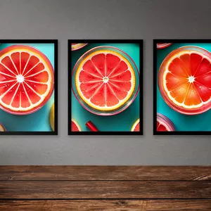 Cover image for Online course Conjunto de 3 Composiciones Fotográficas, Archivos Digitales Descargables. Ideal para Decorar el Hogar o la Oficina. Tres Pinceladas de Armonía Naranja