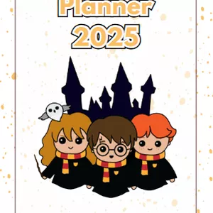 Imagem de capa para o Ebook Planner 2025 - Harry Potter