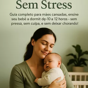 Imagem de capa para o Ebook Sono &amp; Rotina Sem Stress