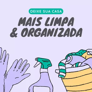 Imagem de capa para o Ebook Organização sem estresse