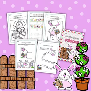 Imagem de capa para o Ebook Atividades Tema Páscoa 