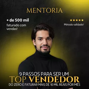 Imagem de capa para o Serviço online 9 Passos Para Ser Um Top Vendedor