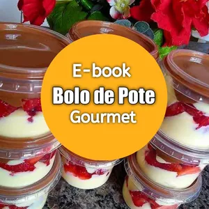 Imagem de capa para o Ebook Bolo de Pote Gourmet