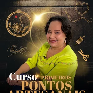 Imagem do curso Primeiros Pontos Artesanais com Isomar Magalhães